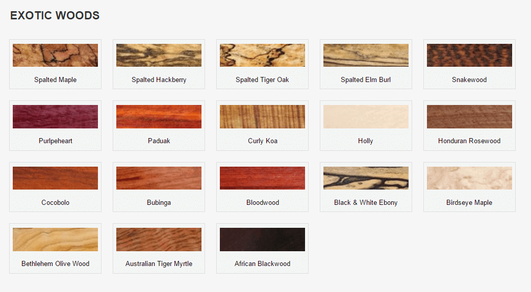 Colors of exotic hardwoods – Remodeling Cost Calculator