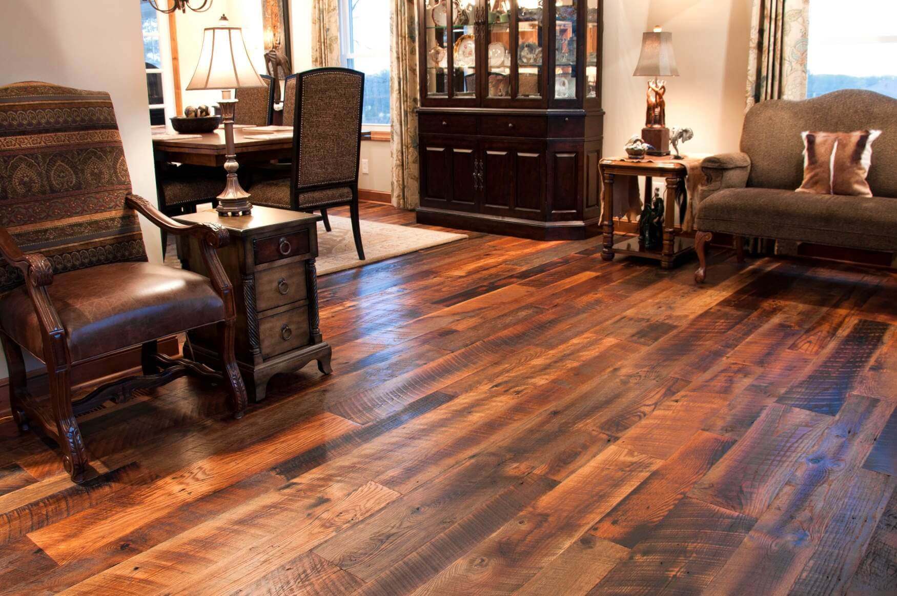 Living Room Ideas With Reclaimed Barnwood Flooring