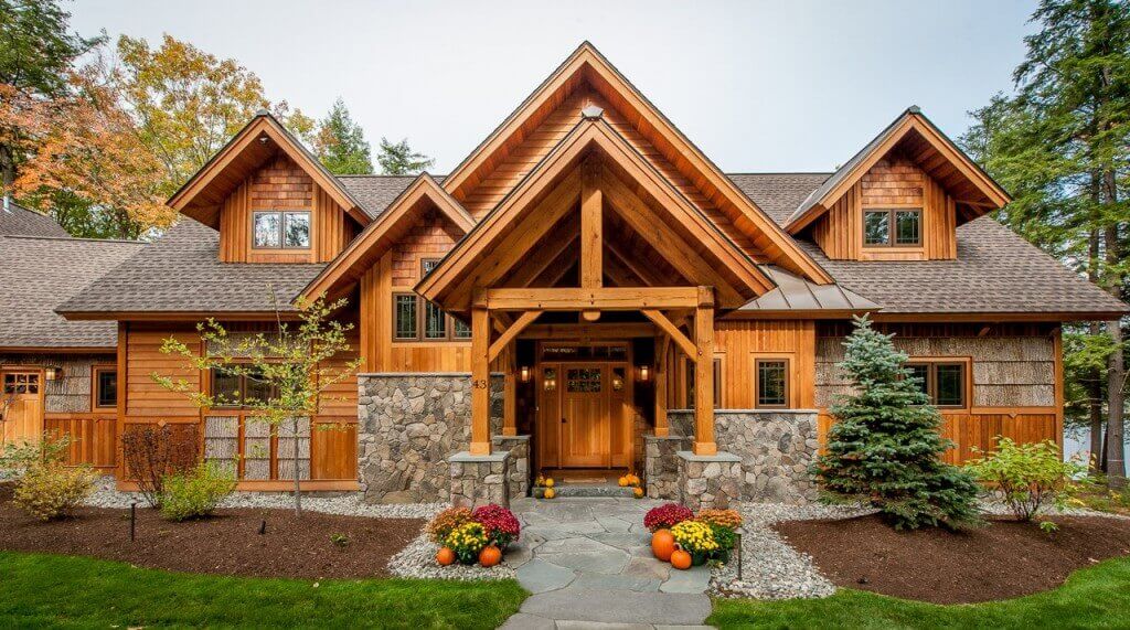 Red Cedar Siding On A Cabin Style Home Remodeling Cost Calculator