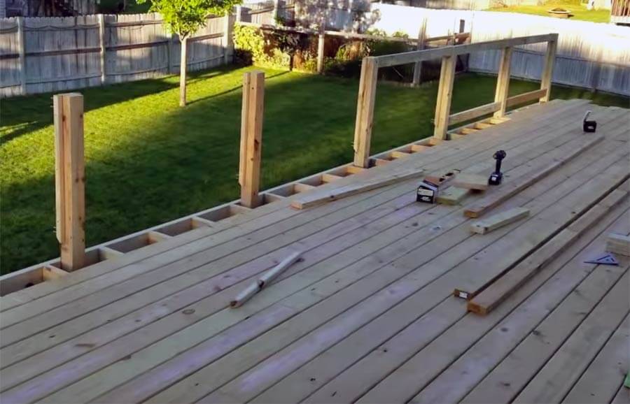 Wooden Deck Railing Posts Remodeling Cost Calculator